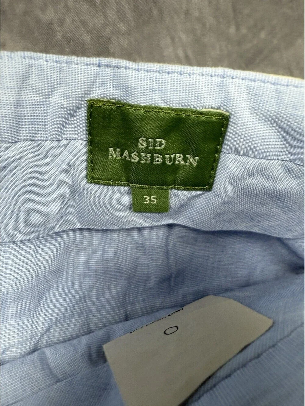 Sid Mashburn Side Tab Sport Trouser Pants 35x26 Beige